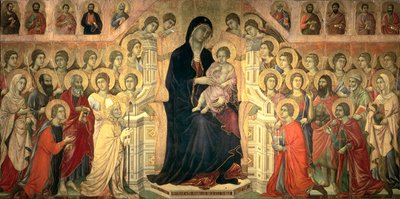 La Maestà, 1308-11 de Duccio di Buoninsegna